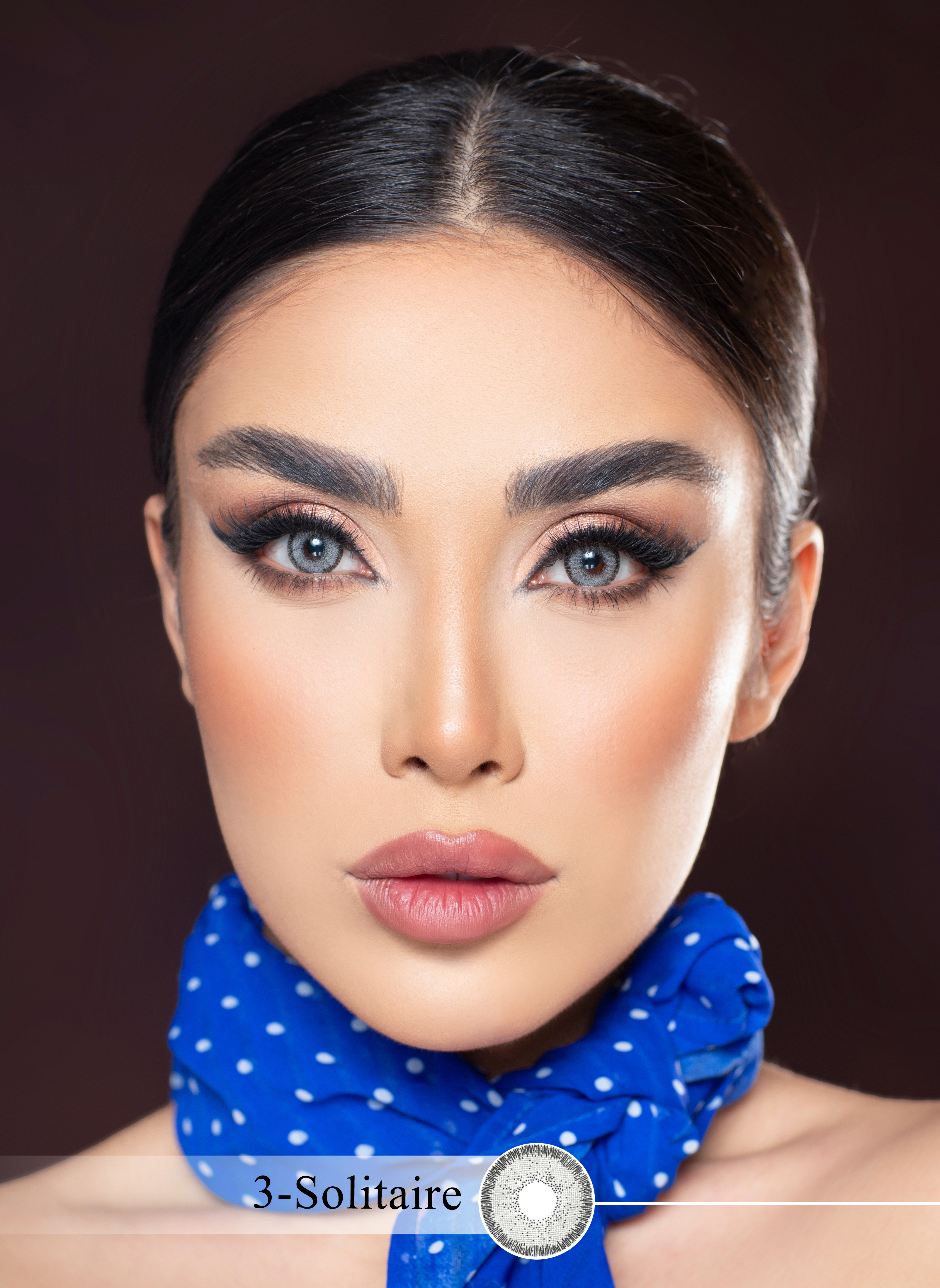 لنز طوسی دور دار زیبایی برند رویال ویژن کد ۳